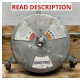 Powerhorse Stainless Steel Pressure Washer Surface Cleaner, 16in., 4000 PSI #6133509 Msrp $199.99