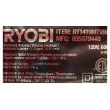 RYOBI RY1419MTVNM 1900 PSI 1.2 GPM Cold Water Wheeled Electric Pressure Washer