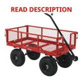 Ironton Steel Garden Cart, 400-Lb. Capacity, 38in.L x 18-1/2in.W x 21in.H #111877 Msrp $89.99