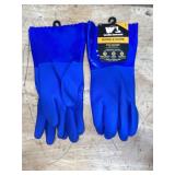 (5) Wells Lamont- Work & Home PVC Coated, Liquid-proof gloves