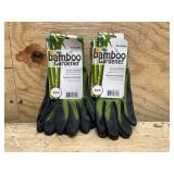 (5) The Bamboo Gardener- Nitrile Palm, Rayon bamboo gloves