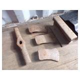 RR Rail, Axe Heads and Hammer Head