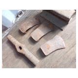 RR Rail, Axe Heads and Hammer Head