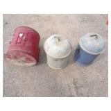 3 Vintage Ballot Boxes
