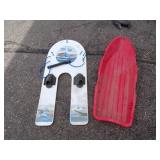 Water Ski Kids Learning Board and sled