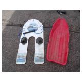 Water Ski Kids Learning Board and sled