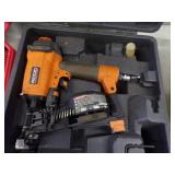 Ridgid Roofing Nailer with Nails and Milwaukee Cordless Tools