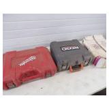 Ridgid Roofing Nailer with Nails and Milwaukee Cordless Tools
