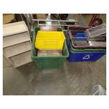 Storage Totes and Wood Storage Boxes, Wood Shelf