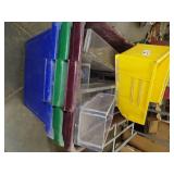 Storage Totes and Wood Storage Boxes, Wood Shelf