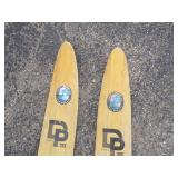 Pair of Vintage Wood Water Skies