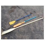 3 Paddles/Oars