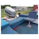 1986 Crestliner Boat with Suzuki 65 HP Motor and Trailer