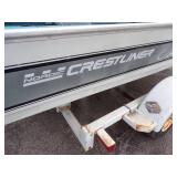 1986 Crestliner Boat with Suzuki 65 HP Motor and Trailer