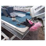 1986 Crestliner Boat with Suzuki 65 HP Motor and Trailer