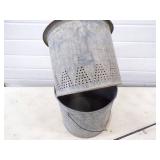 Vintage Minnow Bucket, rod and reel, anchor and Boat Motor Prop