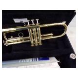 Vintage Trumpet with case