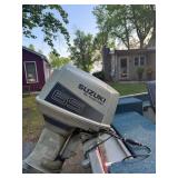 1986 Crestliner Boat with Suzuki 65 HP Motor and Trailer