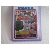 2005 Topps Joe Mauer Rookie Cup Car...