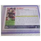2005 Topps Joe Mauer Rookie Cup Car...