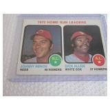 1973 Topps Johnny Bench Home Run Le...