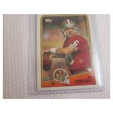 1988 - 1990 Topps Joe Montana Card...