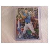 2020 Chrome Aaron Judge Card...