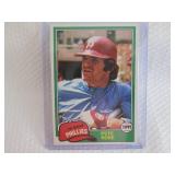 1981 Topps Pete Rose Card...