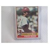 1976 ToppsCarlton Fisk Card...