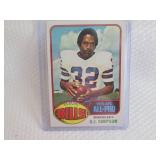 1976 Topps O.J. Simpson Card...