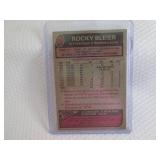 1977 Topps Rocky Bleier Card...