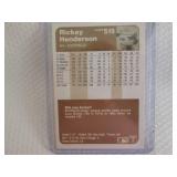 1983 Fleer Rickey Henderson Card...