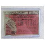 1980 Topps Steve Largent Card...