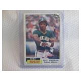 1984 Topps Rickey Henderson Card...
