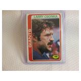 1978 Topps Larry Csonka Card...