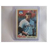1978 Topps Carlton Fisk Card...