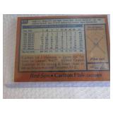 1978 Topps Carlton Fisk Card...