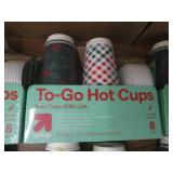 6 8 Packs of hot and cold cups with...