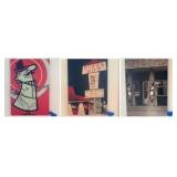 (3) Pizza Hut Pete pictures. 20”x30”