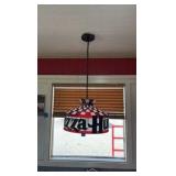 Pizza Hut hanging light fixture 17 1/2” diameter