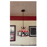 Pizza Hut hanging light fixture 17 1/2” diameter