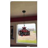 Pizza Hut hanging light fixture 17 1/2” diameter