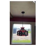 Pizza Hut hanging light fixture 17 1/2” diameter