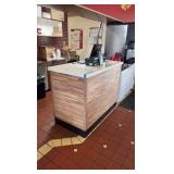 POS front desk L55” x D30” x H42”