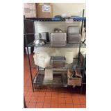 All Food Prep Containers on shelf unit