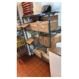 4-tier Green Wire Rack 42 x 62H