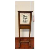 Vintage Collectible Wood Pizza Hut Lobby sign