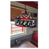 Pizza Hut hanging light fixture 17 1/2” diameter