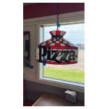Pizza Hut hanging light fixture 17 1/2” diameter