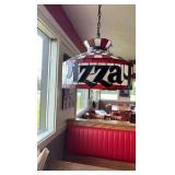 Pizza Hut hanging light fixture 17 1/2” diameter